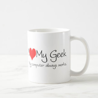 Ik hou van mijn geek koffiemok