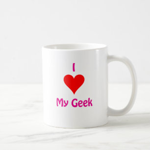 Ik hou van mijn Geek Koffiemok