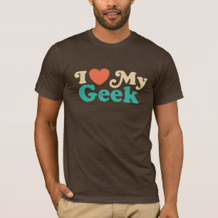 Ik hou van mijn geek t-shirt