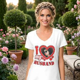 Ik hou van mijn gehuwde Persoonlijk T-shirt
