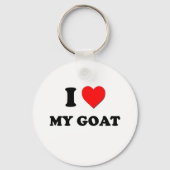 Ik hou van mijn geit sleutelhanger (Voorkant)