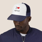 Ik hou van mijn geit trucker pet (In situ)