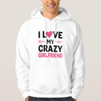 Ik hou van mijn gekke vriendin hoodie