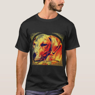 Ik hou van mijn gele labrador hond t-shirt