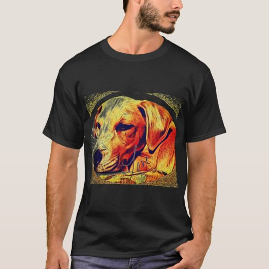 Ik hou van mijn gele labrador hond t-shirt (Voorkant)