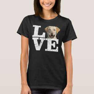 Ik hou van mijn gele labrador Retriever Dog T-shirt
