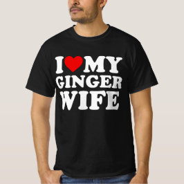 Ik hou van mijn gembervrouw t-shirt