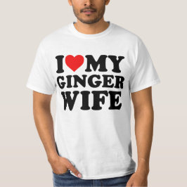 Ik hou van mijn gembervrouw t-shirt