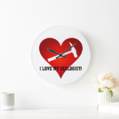 Ik hou van mijn geoloog Numberless Grote Klok (Huis)