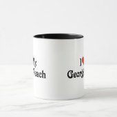 Ik hou van mijn Georgia Peach Mok (Midden)