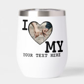 Ik hou van mijn gepersonaliseerde foto en tekst (Achterkant)