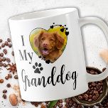 Ik hou van mijn gepersonaliseerde opa Pet foto van Koffiemok<br><div class="desc">Ik hou van mijn groothond! .. Verrassend je favoriete Dog Grandpa deze Vaderdag, Kerstmis of zijn verjaardag met deze superschattige mok van een schattige, op maat gemaakte foto-koffie. Geef het perfecte cadeau aan je ouders en grootouders van je honden met deze grappige mok van het hondenliefje! "I Love My Granddog"...</div>