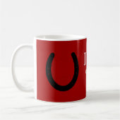Ik hou van mijn gesleepte paard koffiemok (Links)