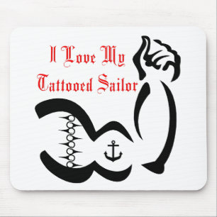 Ik hou van mijn getoedesailor muismat