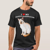 Ik hou van mijn getoste Marshmallow Flame Point Si T-shirt (Voorkant)
