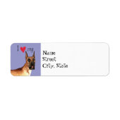 Ik hou van mijn geweldige daan etiket (Voorkant)