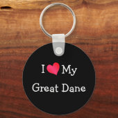 Ik hou van mijn geweldige daan sleutelhanger (Voorkant)