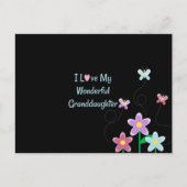 Ik hou van mijn geweldige kleindochter briefkaart (Voorkant)