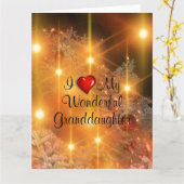 Ik hou van mijn geweldige kleindochter kaart (Gele Bloem)