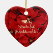 Ik hou van mijn geweldige kleindochter, keramisch ornament (Achterkant)