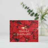 Ik hou van mijn geweldige kleindochter, Kerstmis Briefkaart (Staand voorkant)