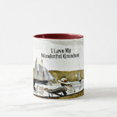 Ik hou van mijn geweldige kleinzoon mok (Midden)