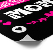 Ik hou van mijn Geweldige mama grappige Moederdag Poster (Hoek)