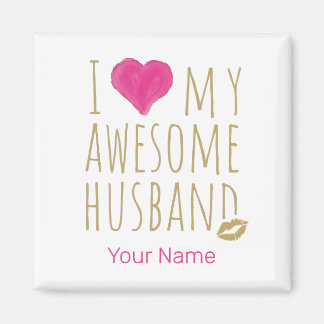 Ik hou van mijn Geweldige man bruiloft Jubileum Magneet