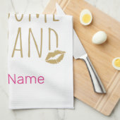 Ik hou van mijn Geweldige man bruiloft Jubileum Theedoek (Quarter Fold)