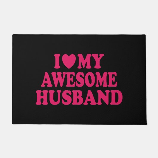 Ik hou van mijn Geweldige man Deurmat (Voorkant)