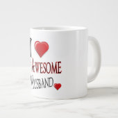 Ik hou van mijn Geweldige man Jumbo Mok Xmas cadea (Voorkant rechts)