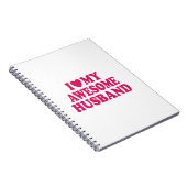 Ik hou van mijn Geweldige man Notitieboek (Rechterzijde)