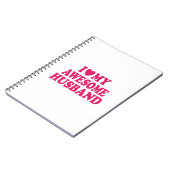 Ik hou van mijn Geweldige man Notitieboek (Linkerzijde)