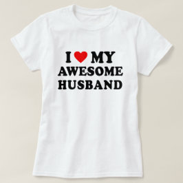 Ik hou van mijn geweldige man t-shirt