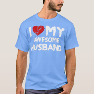 Ik hou van mijn Geweldige man T-shirt