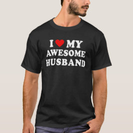 Ik hou van mijn geweldige man t-shirt