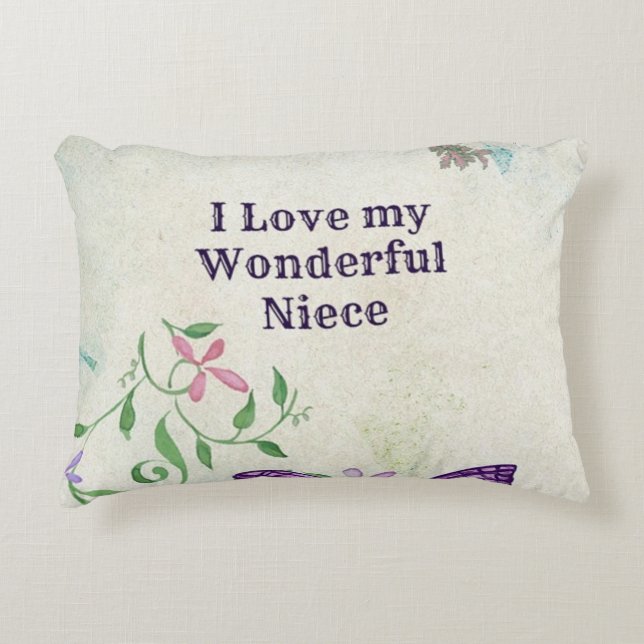 Ik hou van mijn geweldige nicht decoratief kussen (Voorkant)