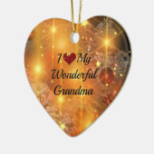 Ik hou van mijn geweldige oma, keramisch ornament