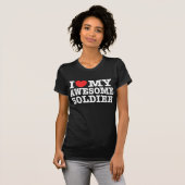 Ik hou van mijn Geweldige soldaat T-shirt (Voorkant volledig)