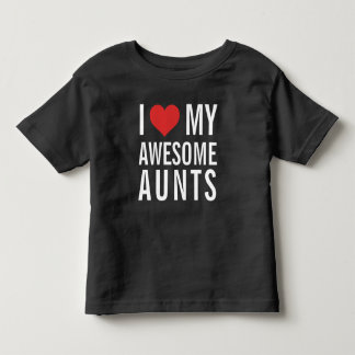 Ik hou van mijn Geweldige tantes Kinder Shirts