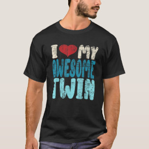Ik hou van mijn Geweldige tweeling broers bijpasse T-shirt