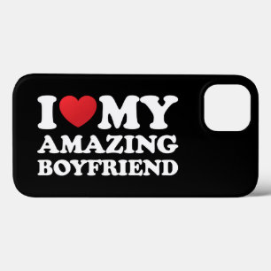 Ik hou van mijn geweldige vriend Ik hou van mijn h Case-Mate iPhone Case