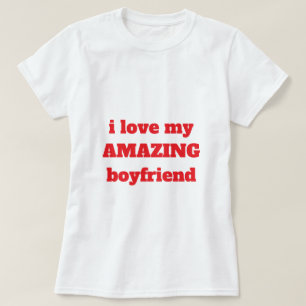 Ik hou van mijn geweldige vriend Valentijnsdag Fun T-shirt
