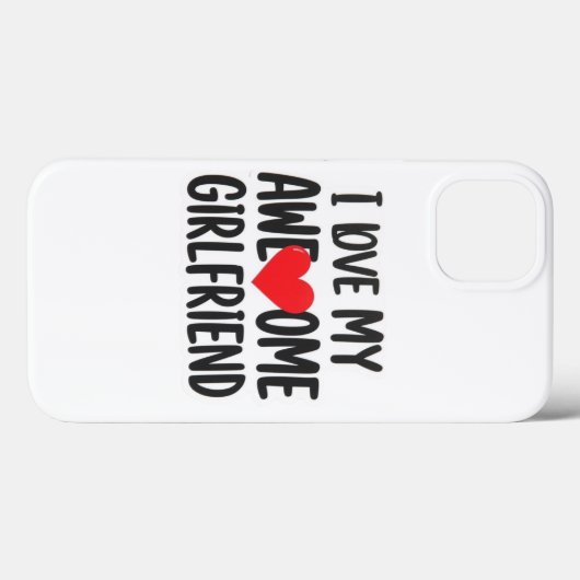 Ik hou van mijn geweldige vriendin Case-Mate iPhone case (Achterkant (horizontaal))
