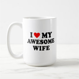 Ik hou van mijn geweldige vrouw koffiemok
