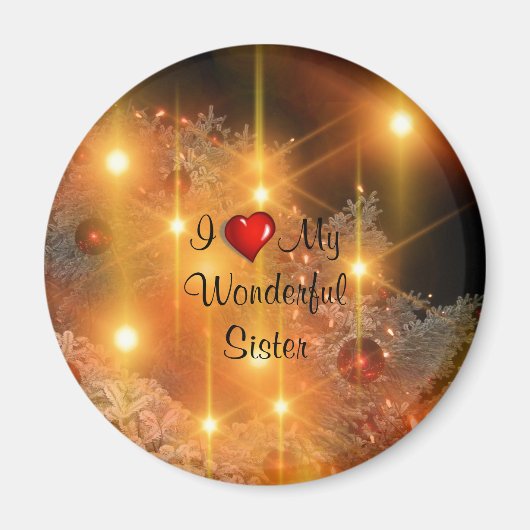 Ik hou van mijn geweldige zus magneet (Voorkant)