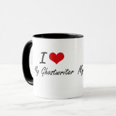 Ik hou van mijn ghostwriter mok (Voorkant links)