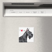 Ik hou van mijn Giant Schnauzer Magneet (Insitu (Vaatwasser))