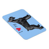 Ik hou van mijn Giant Schnauzer Magneet (Rechterzijde)