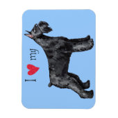 Ik hou van mijn Giant Schnauzer Magneet (Verticaal)